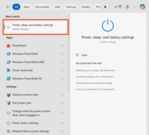 Disable Sleep Mode in Windows PC or Windows Laptop